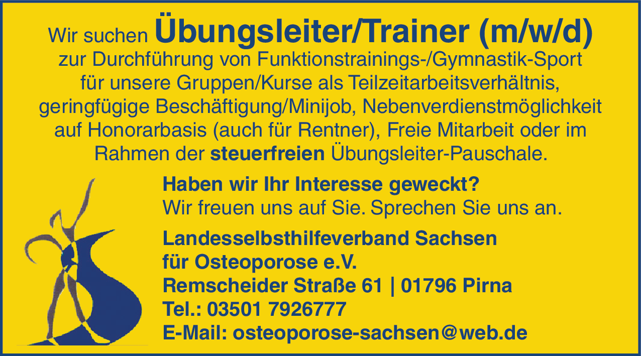 Übungsleiter/Trainer (m/w/d)
