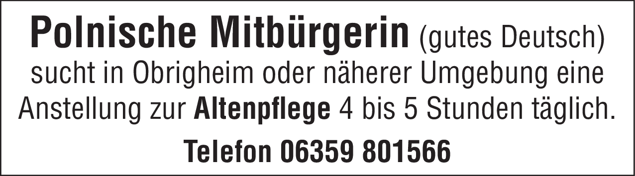 Altenpflege (m/w/d)