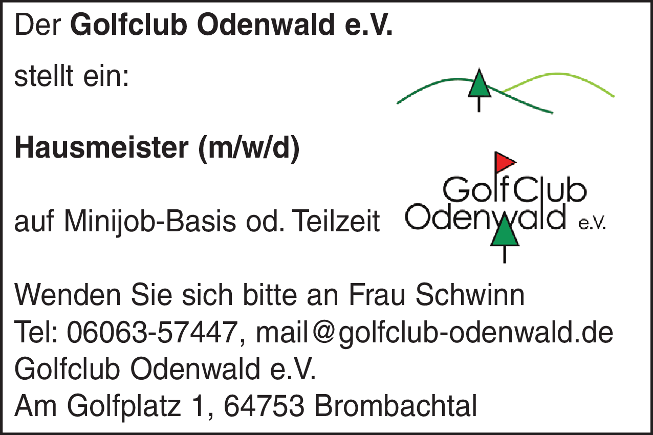 Hausmeister (m/w/d)