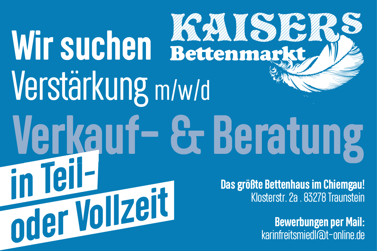 Verkauf- & Beratung (m/w/d)