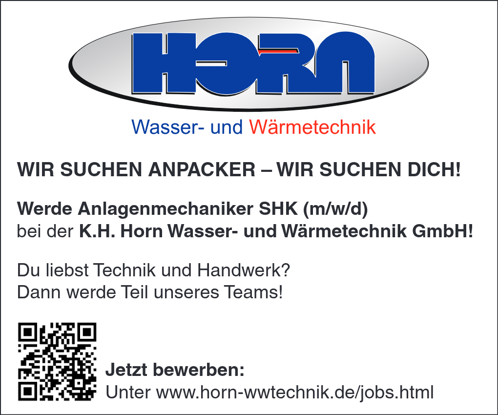 Anlagenmechaniker SHK (m/w/d)