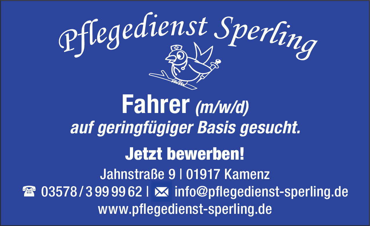 Fahrer (m/w/d)