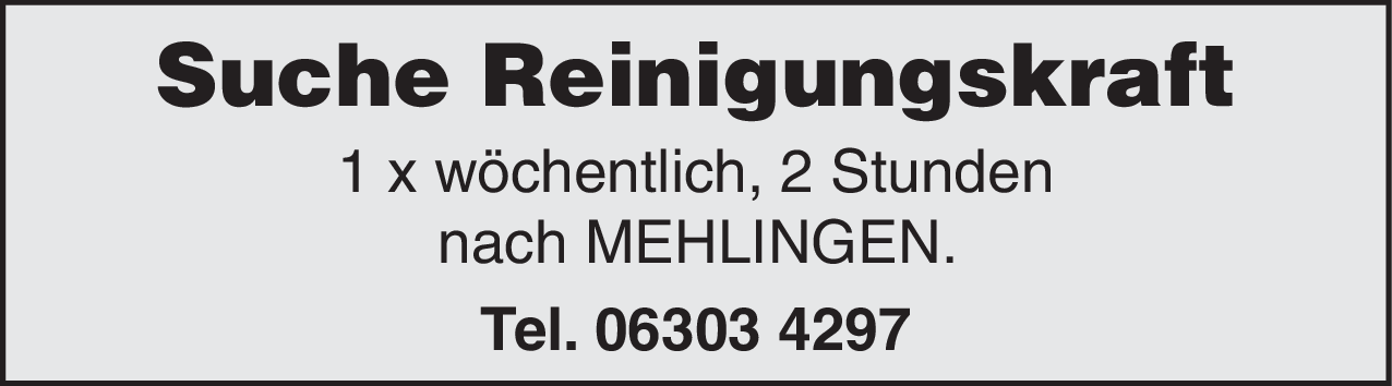Reinigungskraft