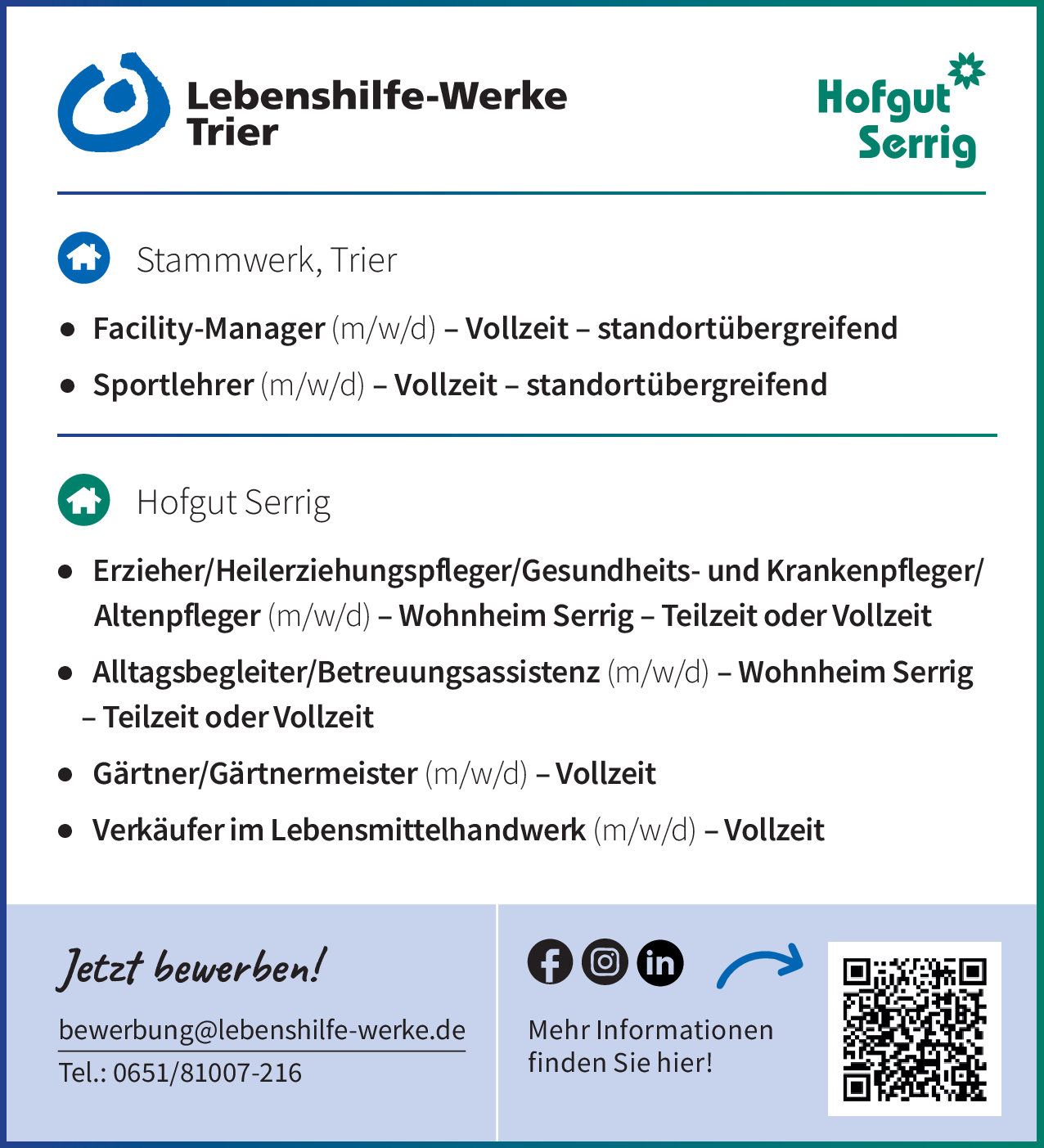 Facility-Manager (m/w/d)