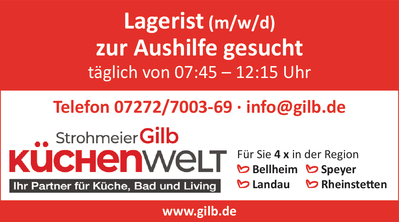 Lagerist (m/w/d)