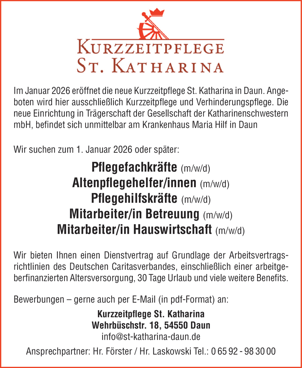 Pflegehilfskräfte (m/w/d)