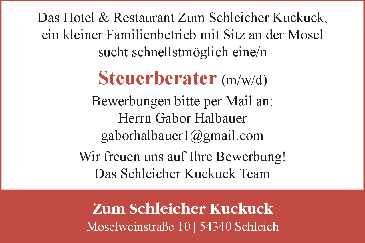 Steuerberater (m/w/d)
