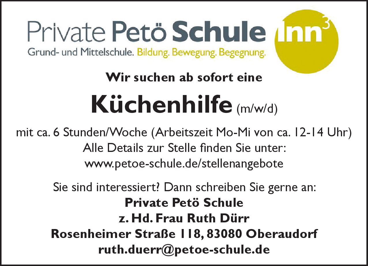 Küchenhilfe (m/w/d)