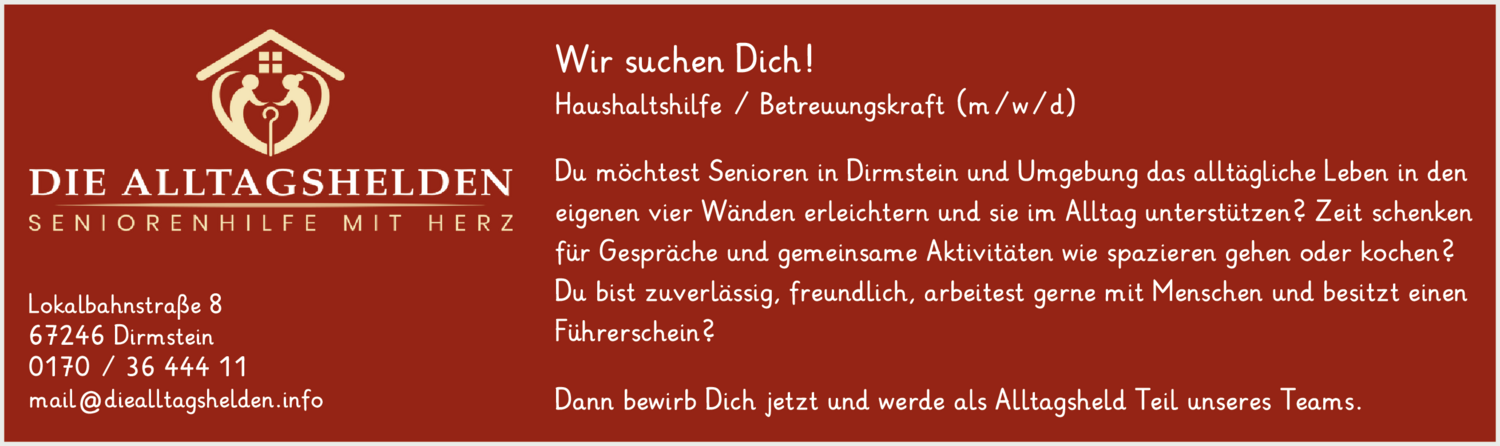 Haushaltshilfe / Betreuungskraft (m/w/d)