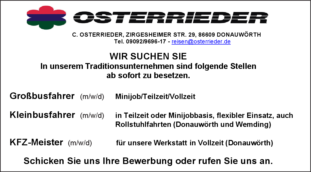 Kleinbusfahrer (m/w/d)