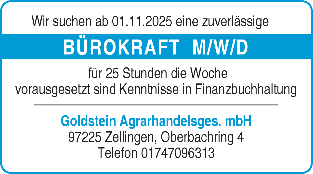 Bürokraft (m/w/d)