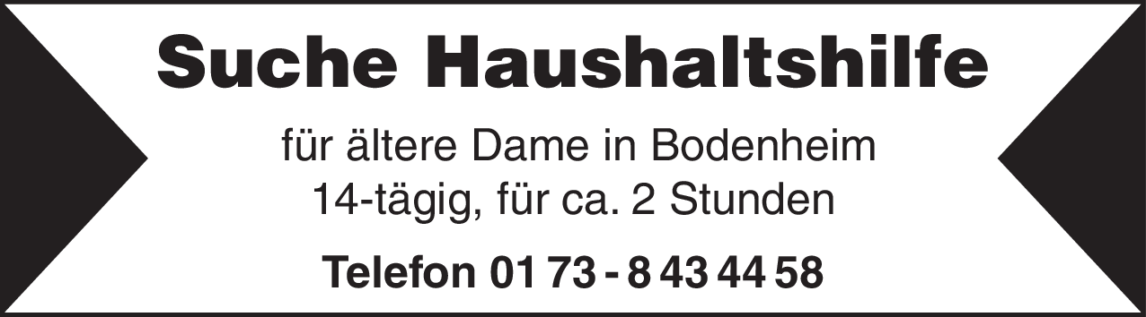 Haushaltshilfe