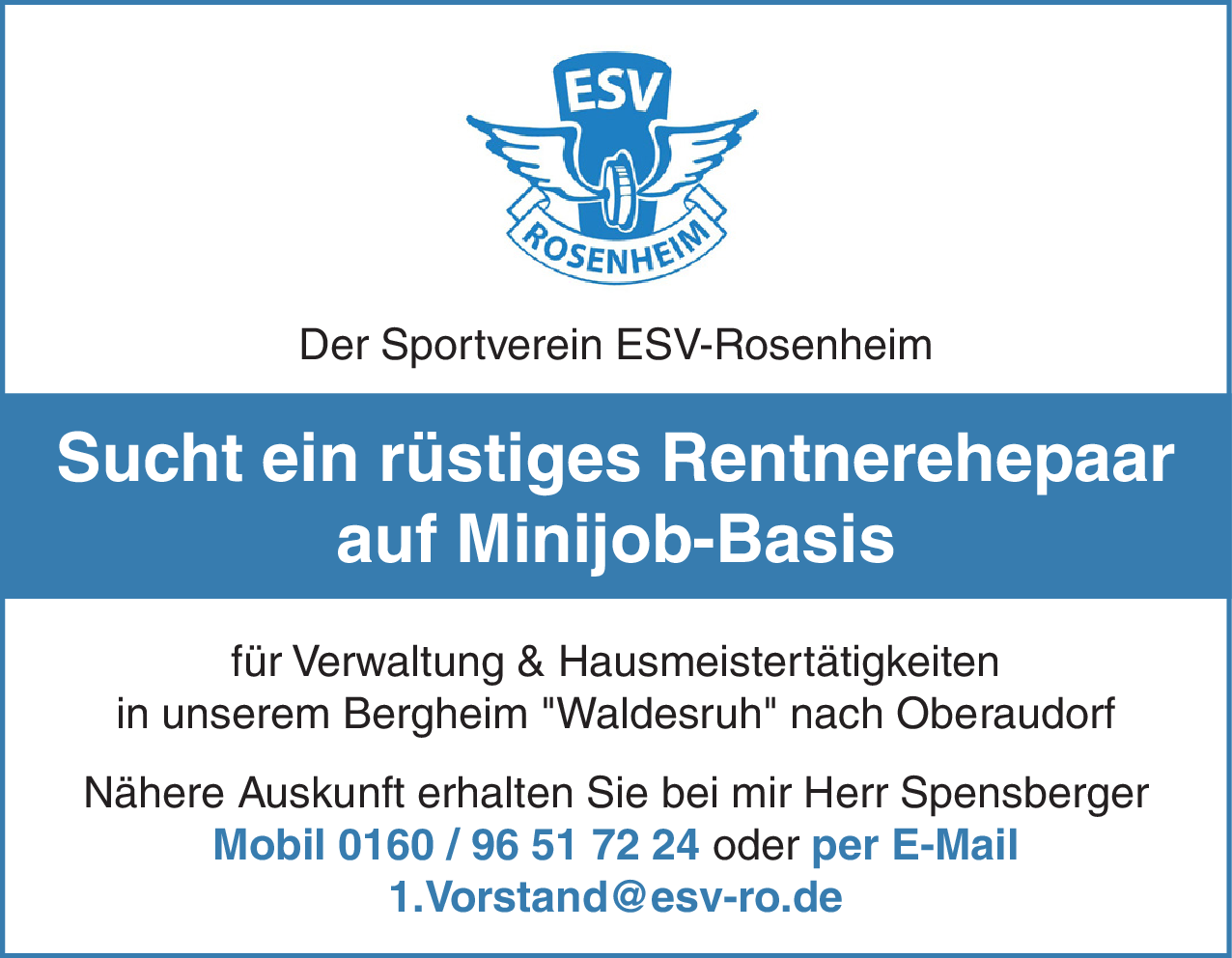 Verwaltung & Hausmeistertätigkeiten (m/w/d)