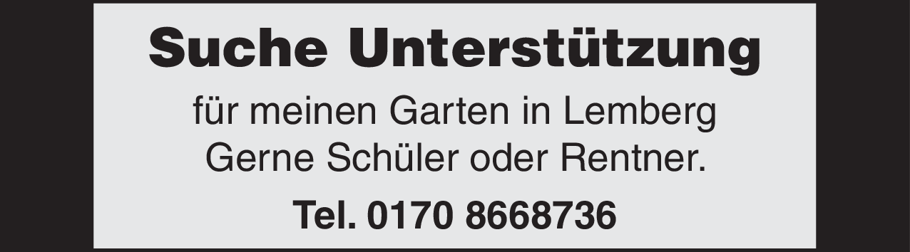 Gartenhilfe (m/w/d)