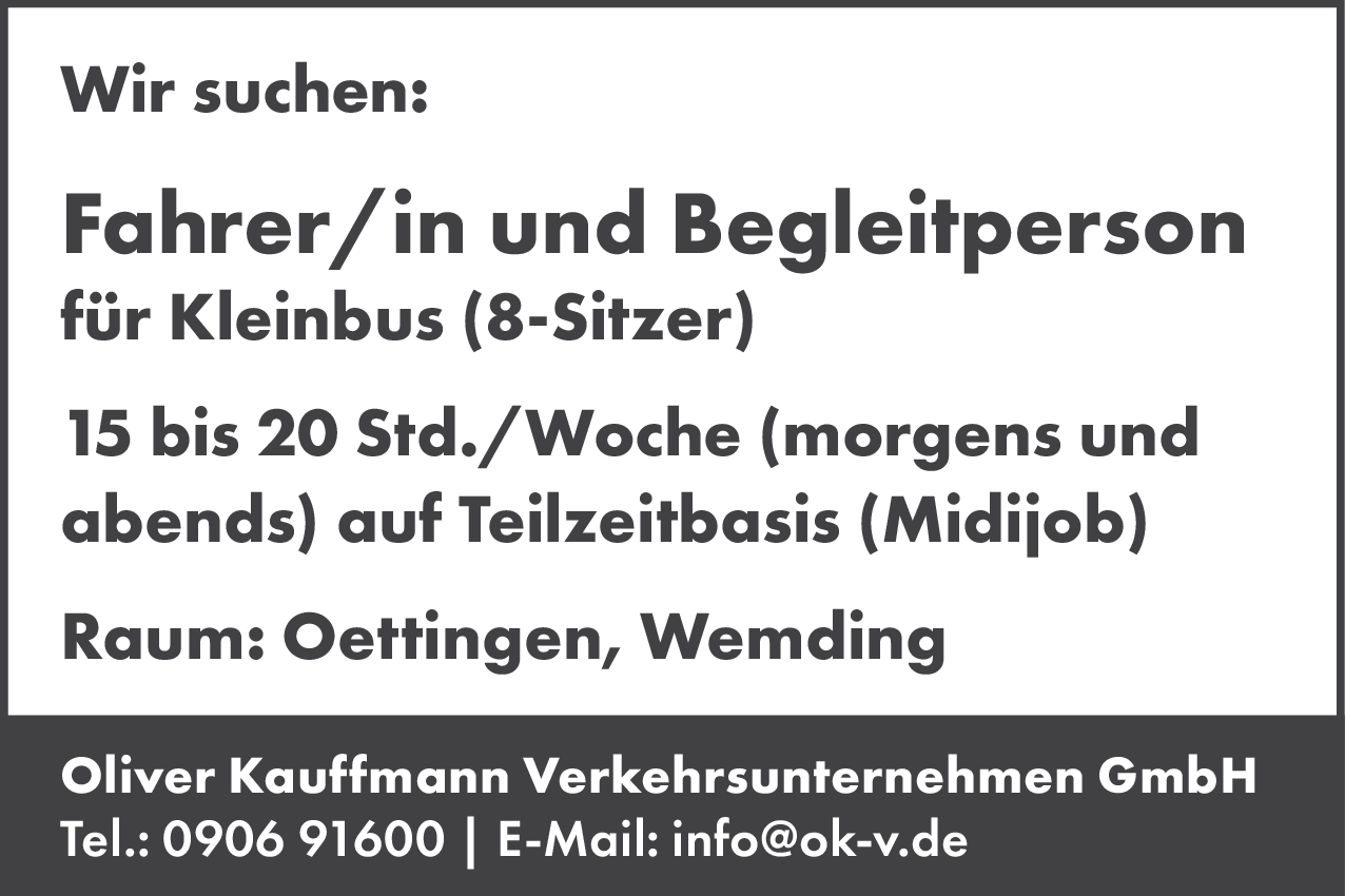 Begleitperson (m/w/d)