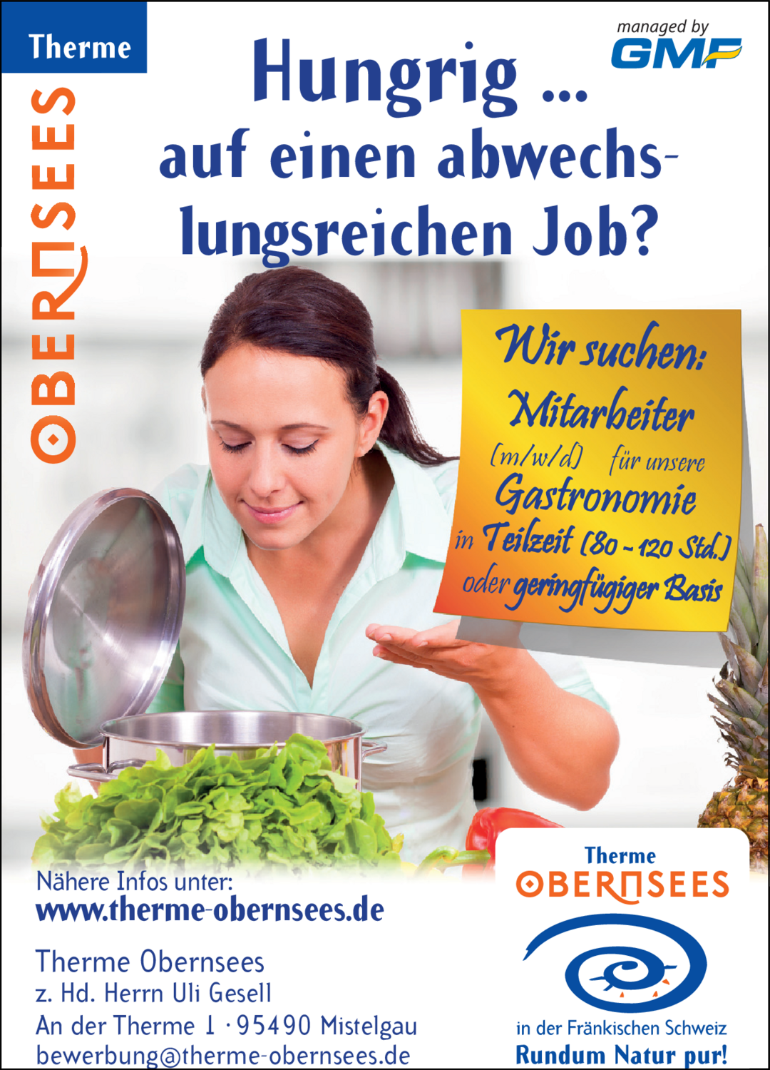 Mitarbeiter (m/w/d) für unsere Gastronomie