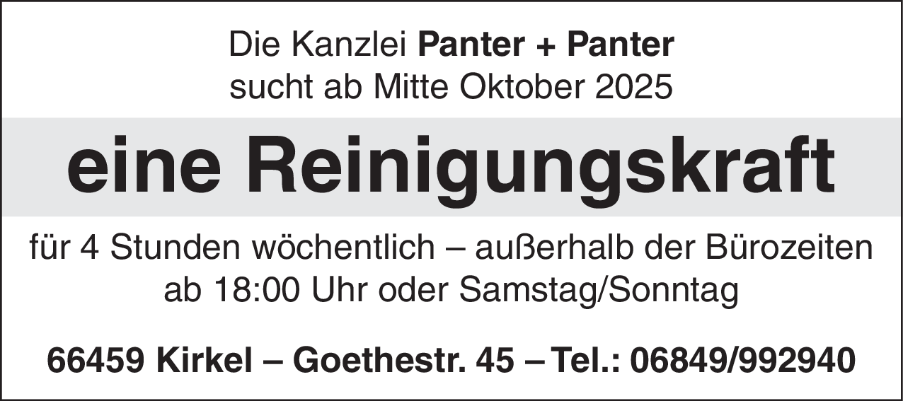 Reinigungskraft