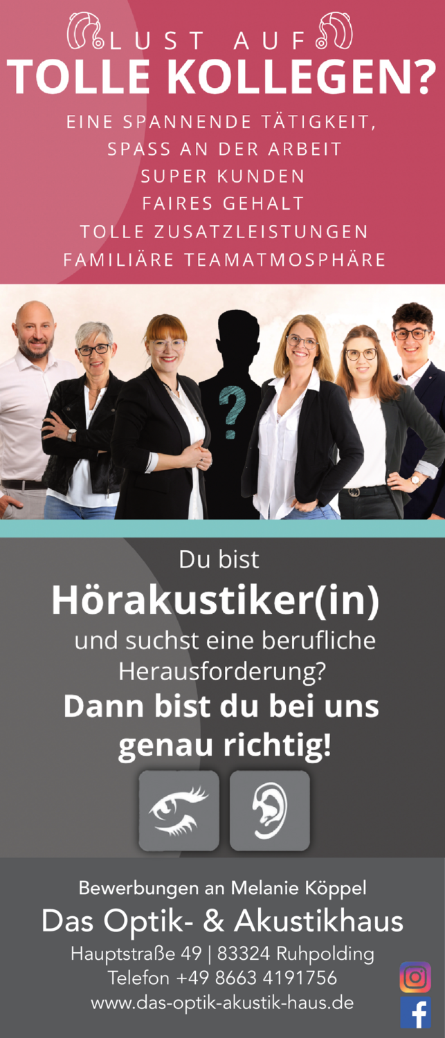 Hörakustiker (m/w/d)