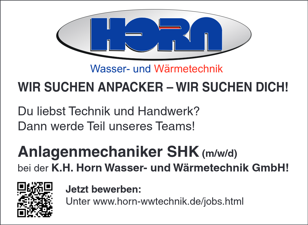 Anlagenmechaniker SHK (m/w/d)