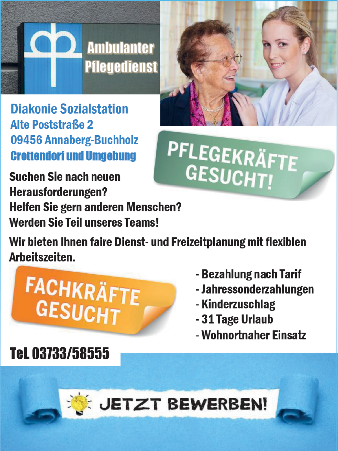 Pflegekräfte (m/w/d)