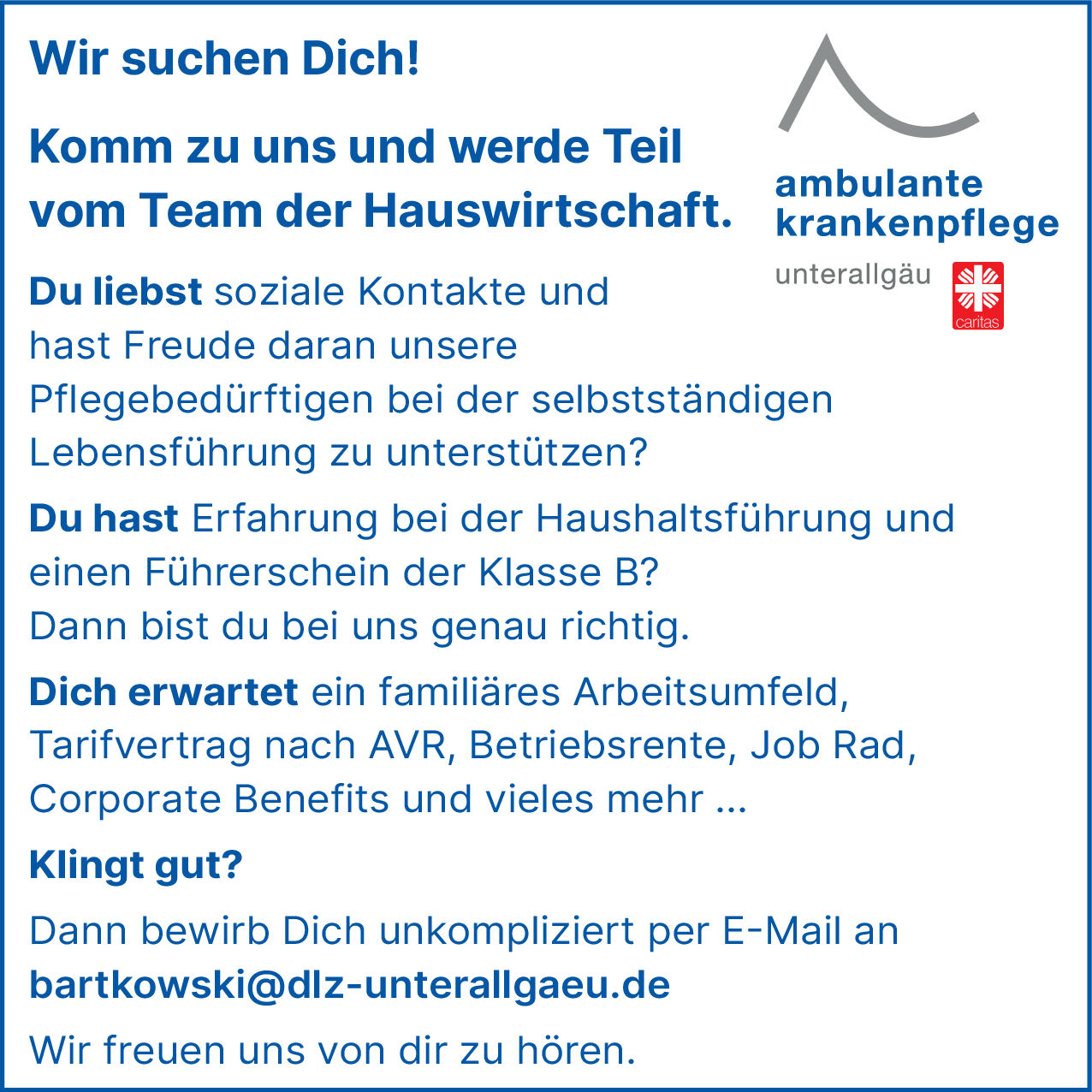 Hauswirtschaft (m/w/d)