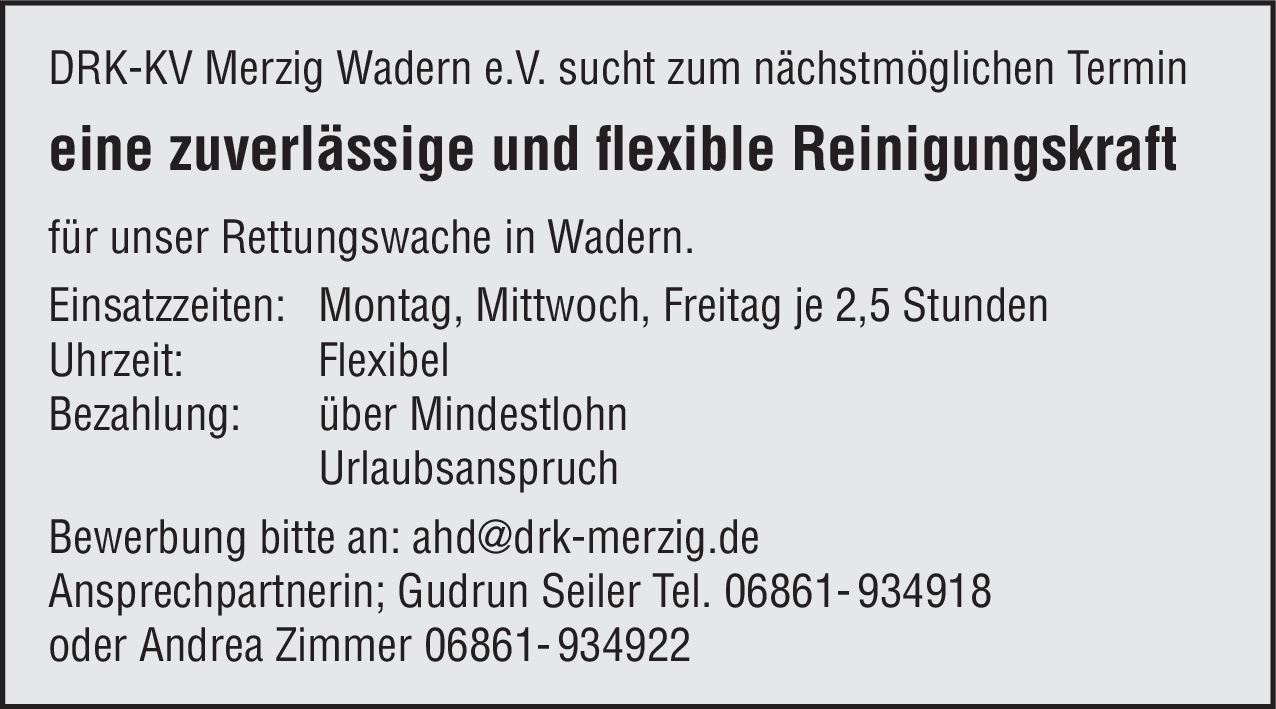 Reinigungskraft
