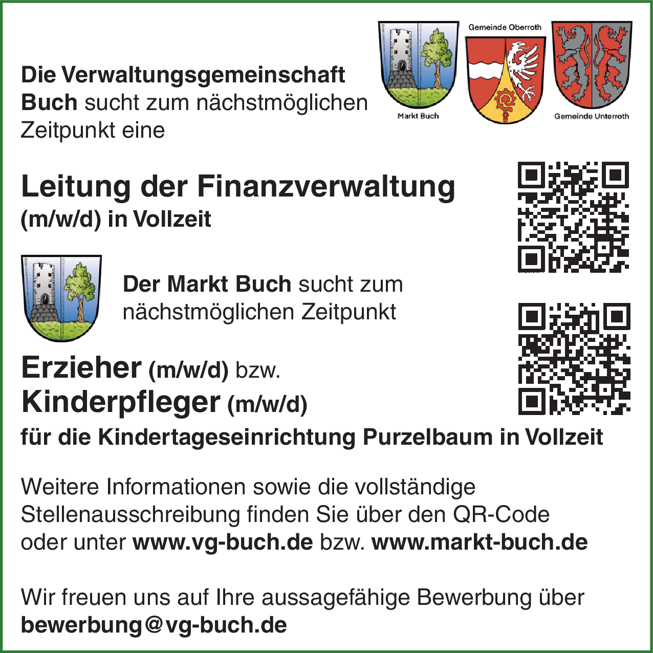 Leitung der Finanzverwaltung (m/w/d)