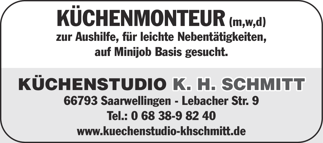 Küchenmonteur (m/w/d)