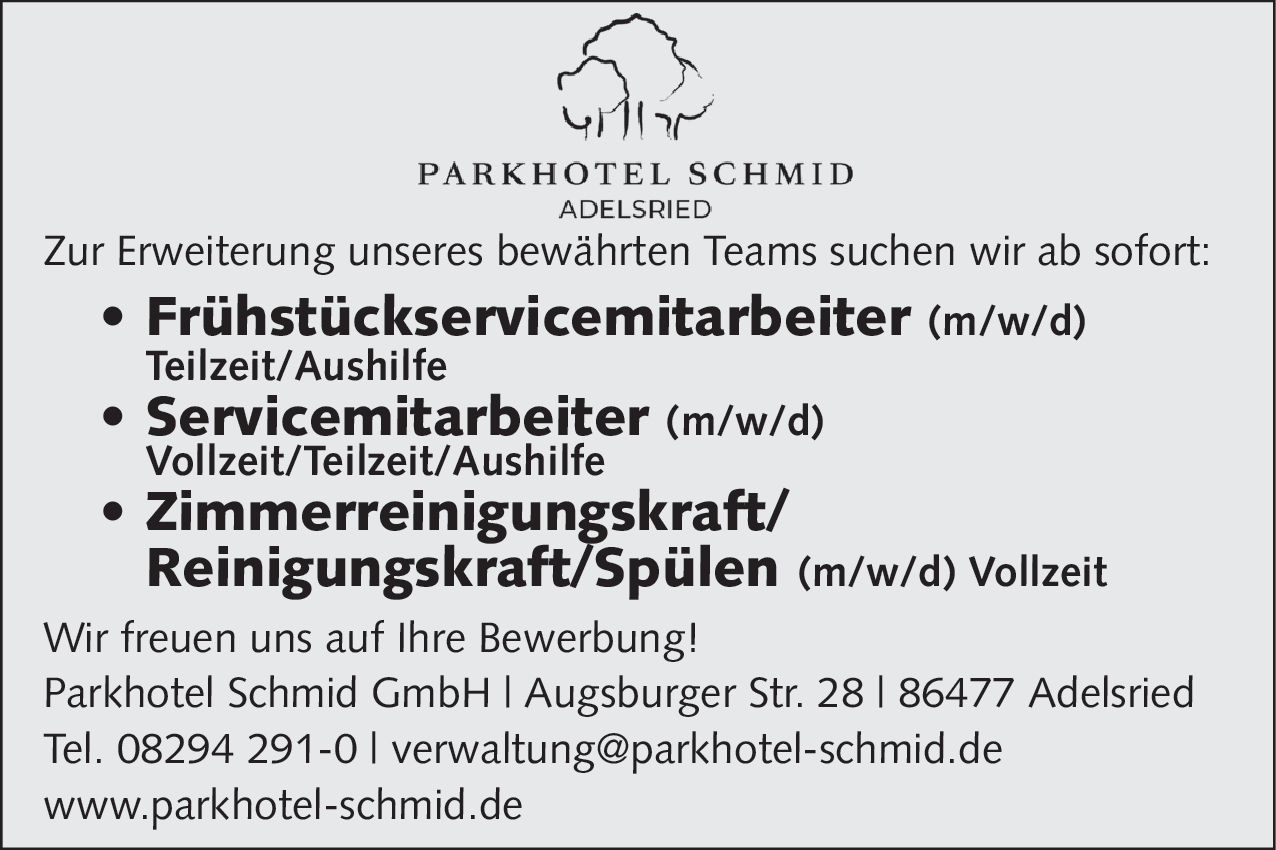 Servicemitarbeiter (m/w/d)