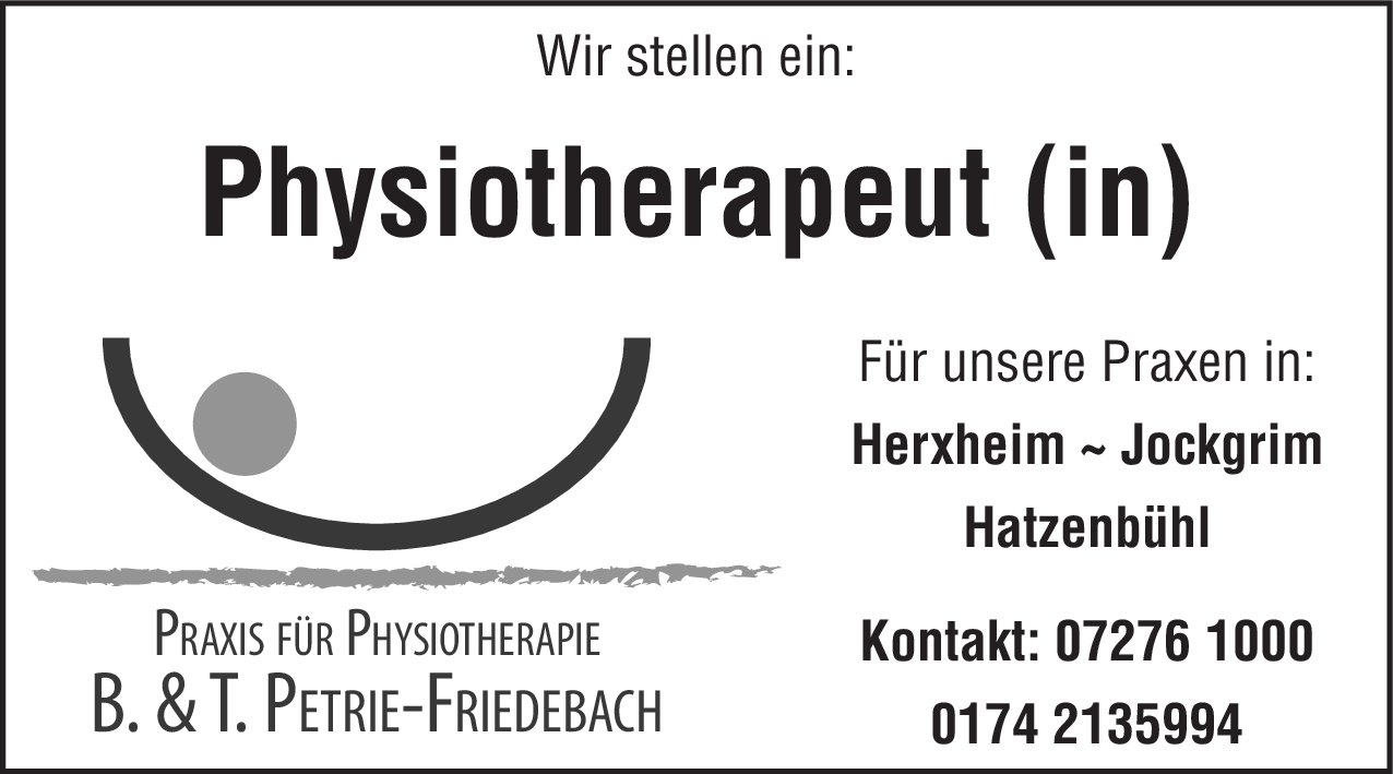 Physiotherapeut (m/w/d)