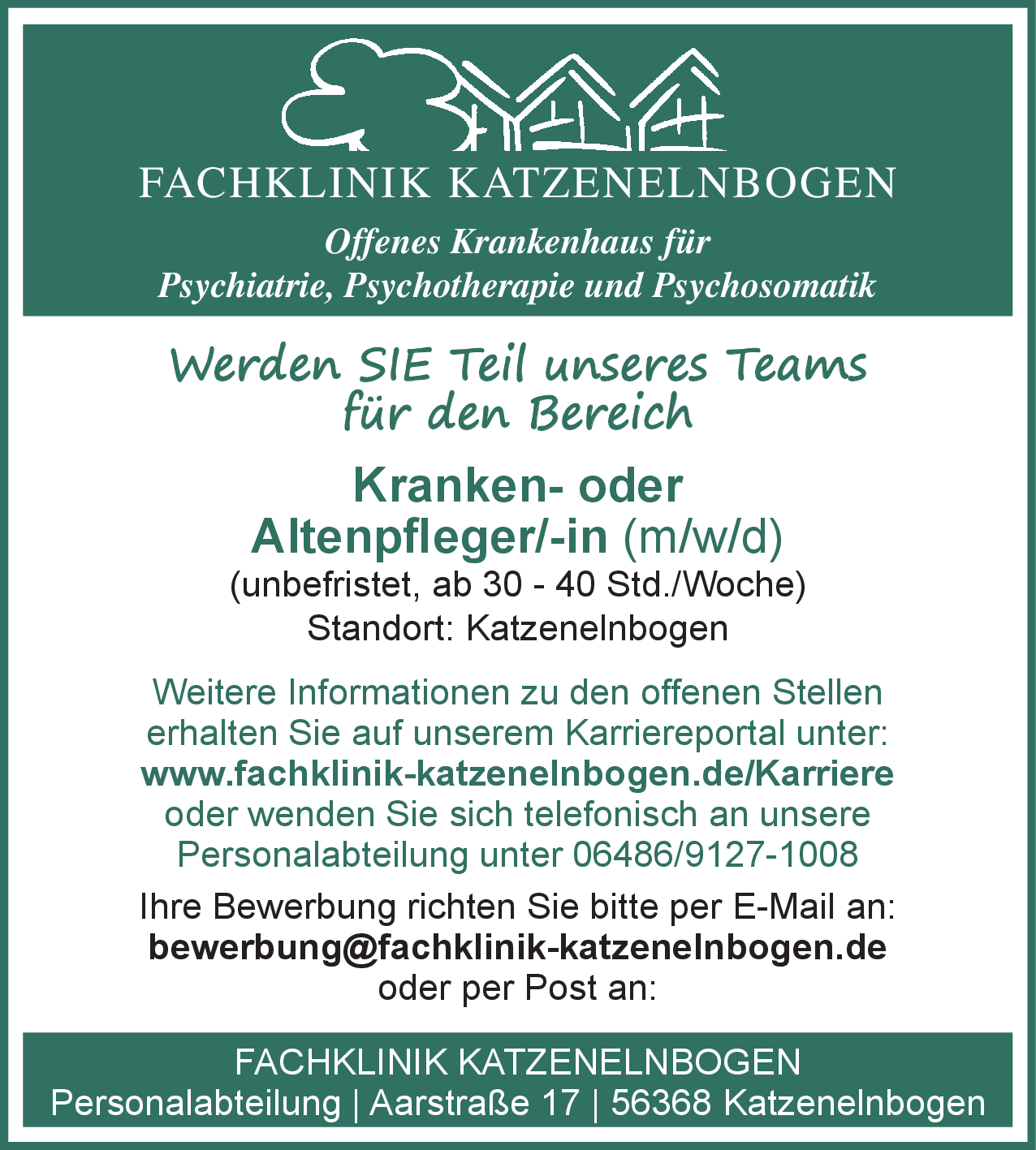 Altenpfleger (m/w/d)