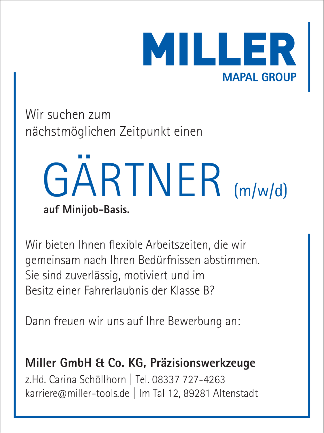 Gärtner (m/w/d)