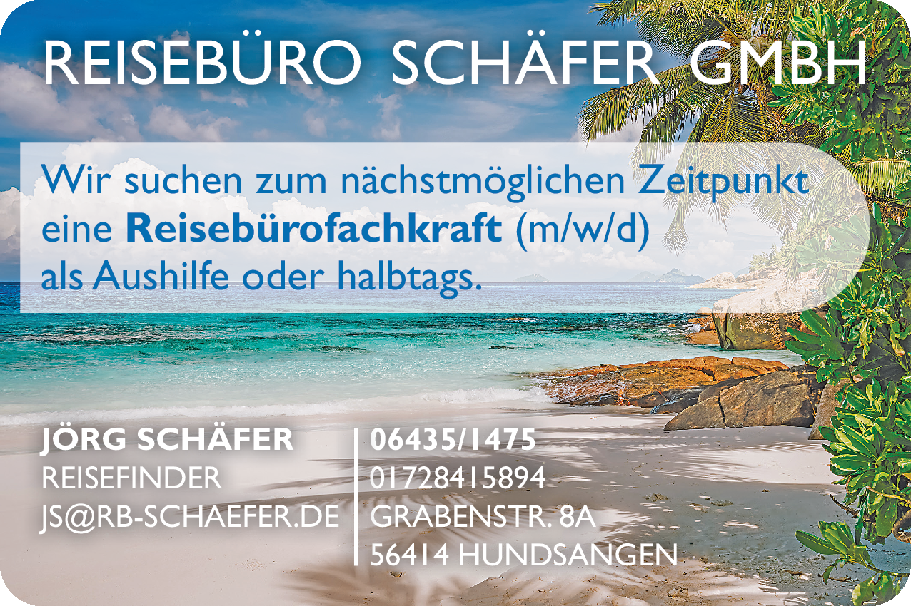 Reisebürofachkraft (m/w/d)