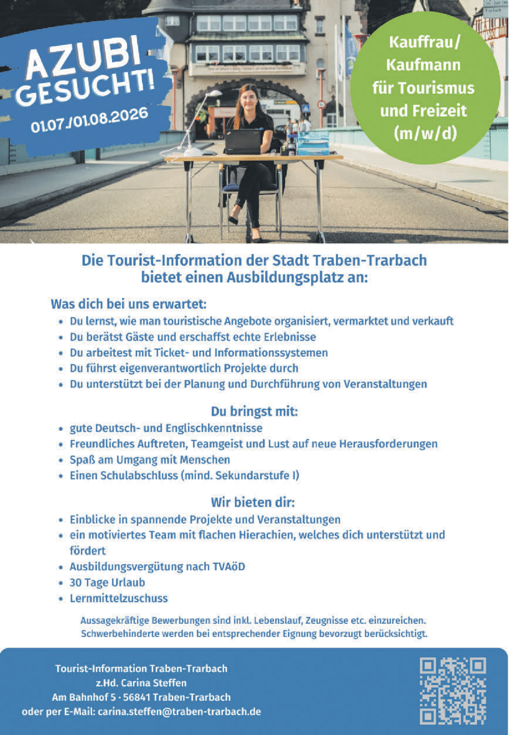 Kauffrau/Kaufmann für Tourismus und Freizeit (m/w/d)