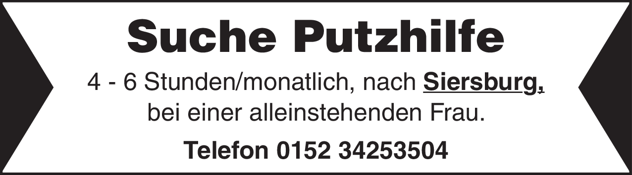 Putzhilfe