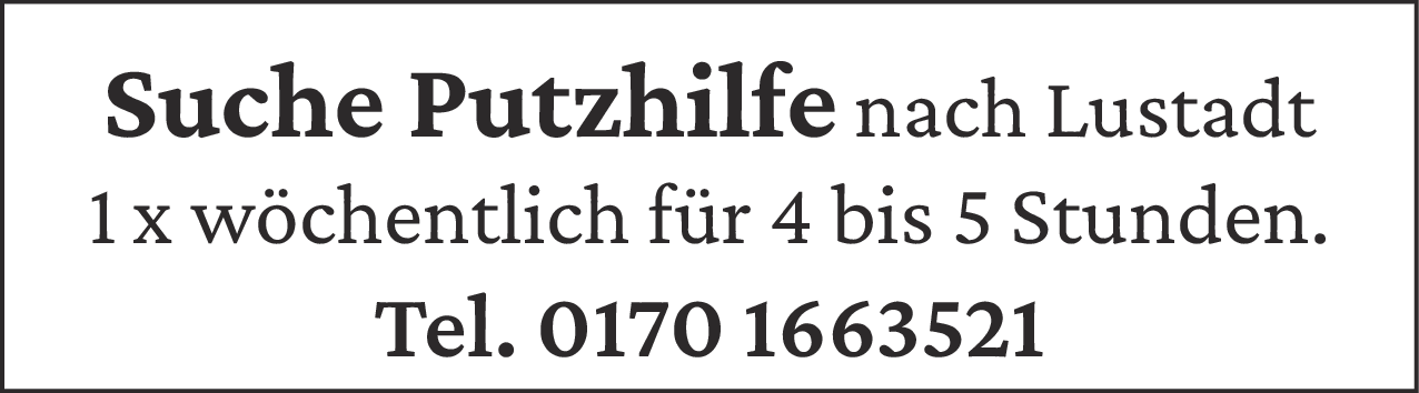 Putzhilfe