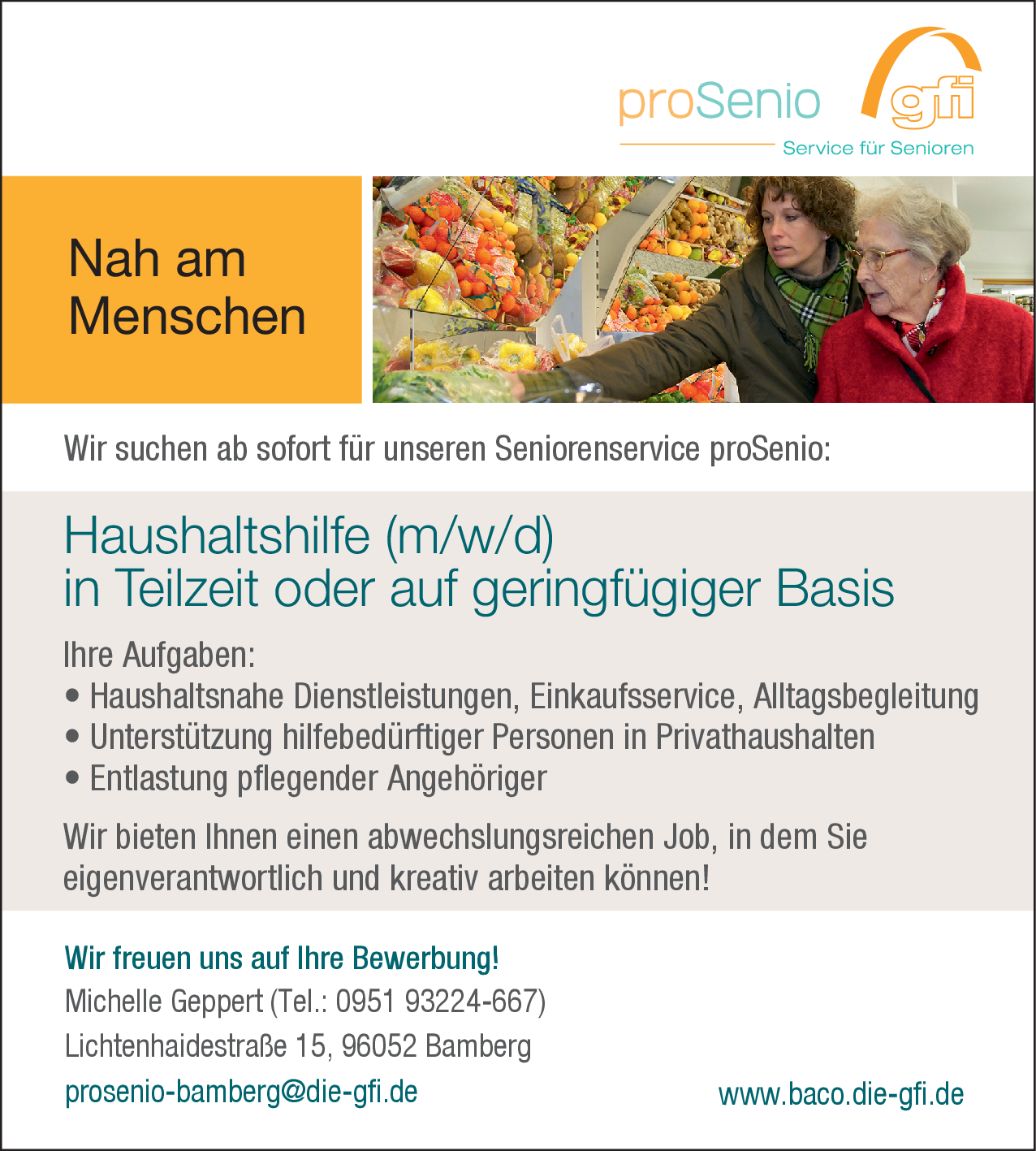 Haushaltshilfe (m/w/d)