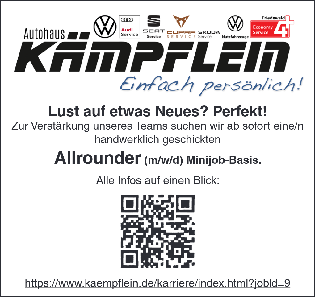 Allrounder (m/w/d)