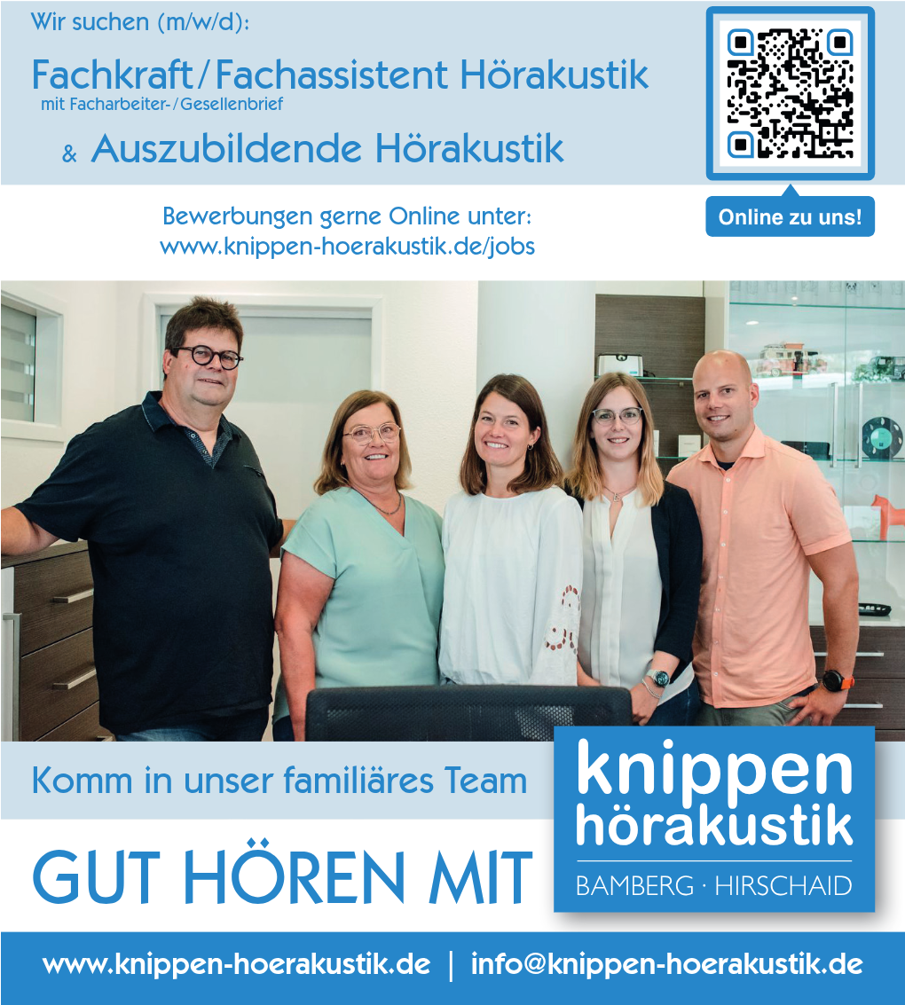 Fachkraft/Fachassistent Hörakustik (m/w/d)