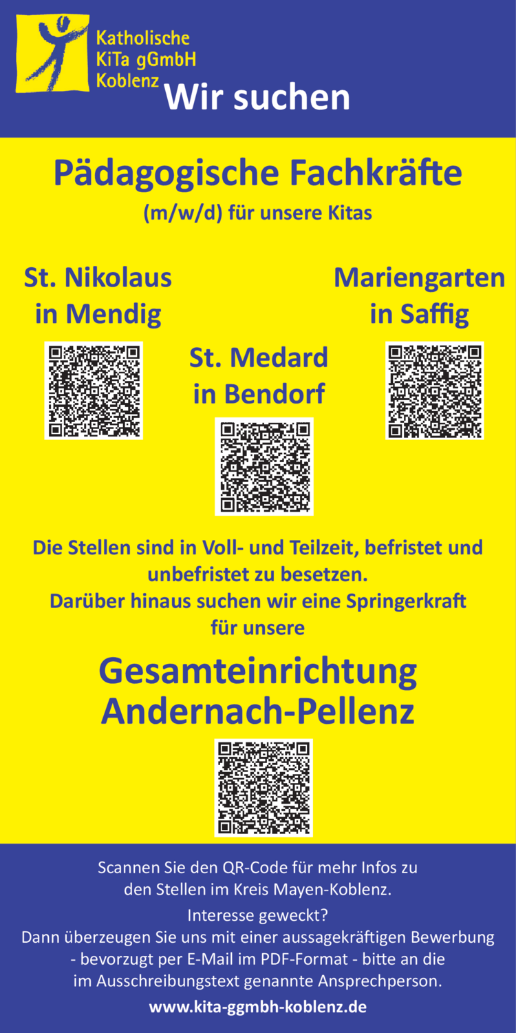 Pädagogische Fachkräfte (m/w/d)
