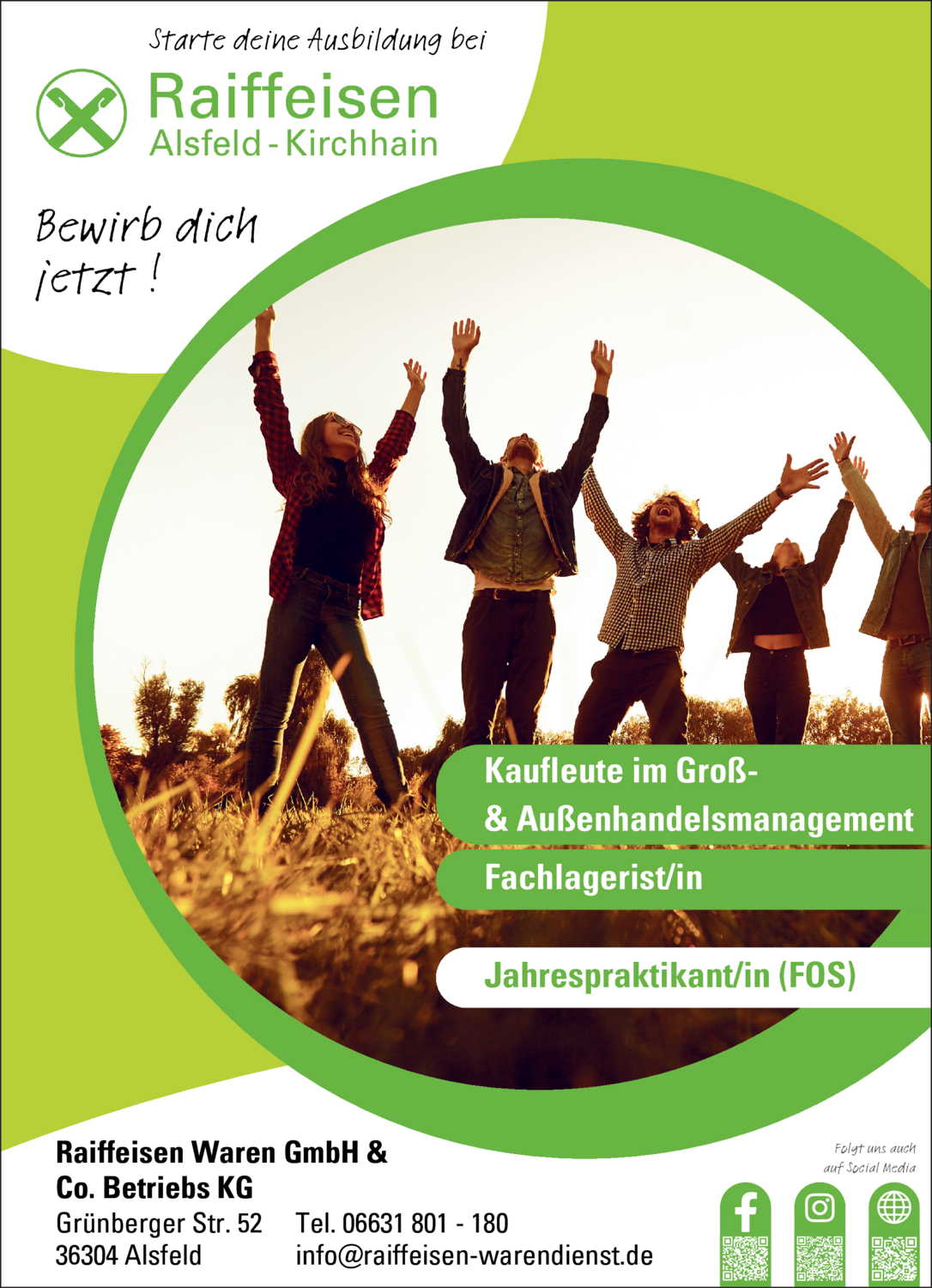 Jahrespraktikant/in (FOS) (m/w/d)