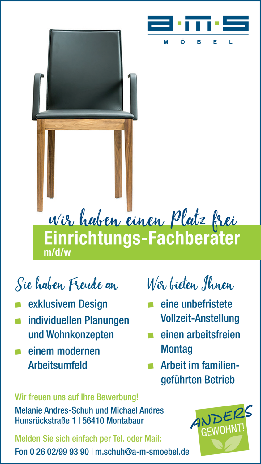 Einrichtungs-Fachberater (m/w/d)