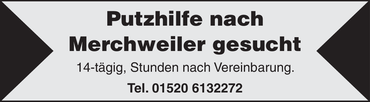 Putzhilfe (m/w/d)