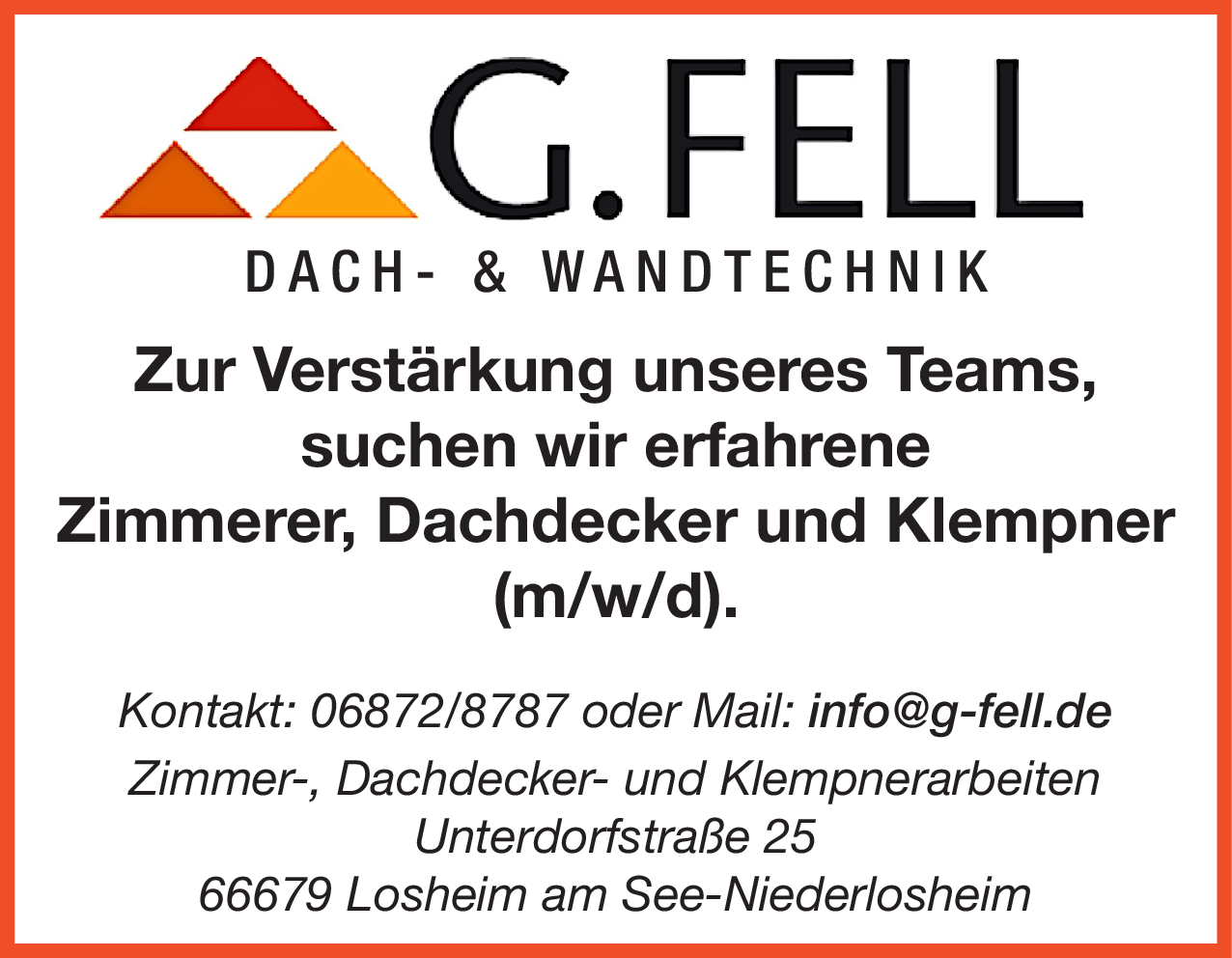 Klempner (m/w/d)