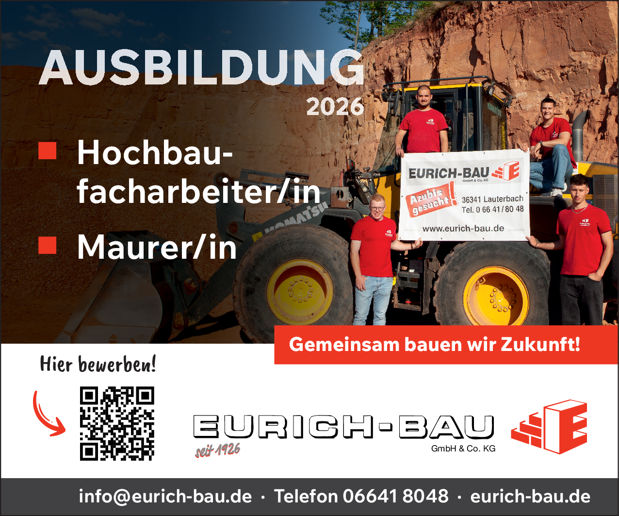 Maurer/in (m/w/d)