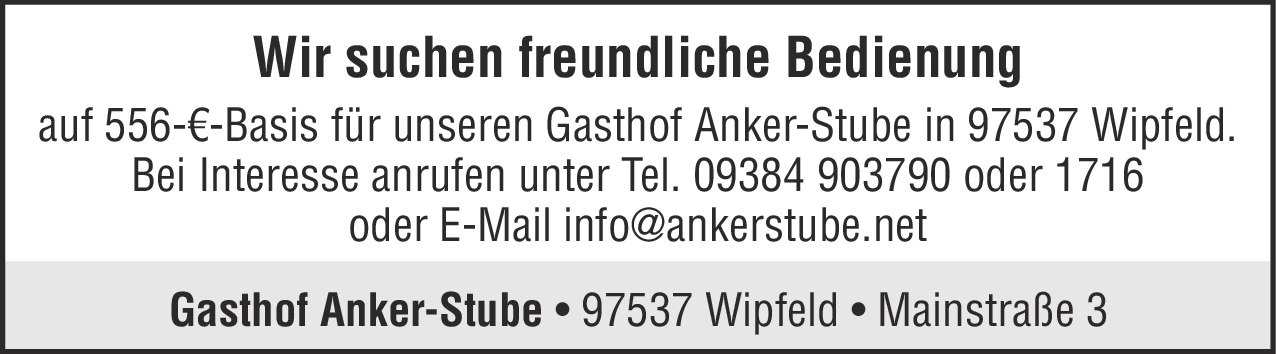 Bedienung