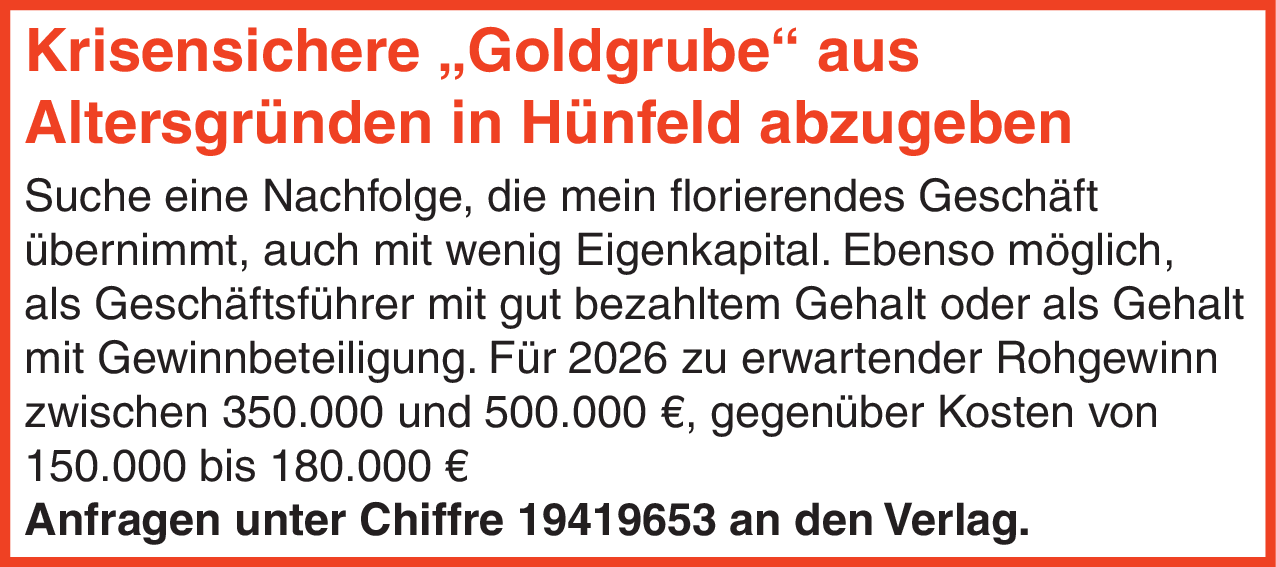 Geschäftsführer (m/w/d)