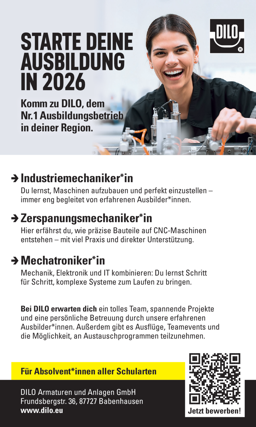 Zerspanungsmechaniker/in (m/w/d)