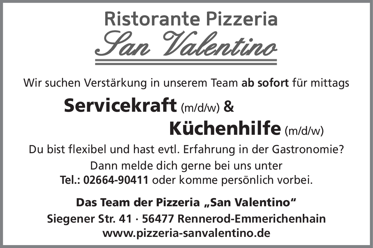 Servicekraft (m/w/d)