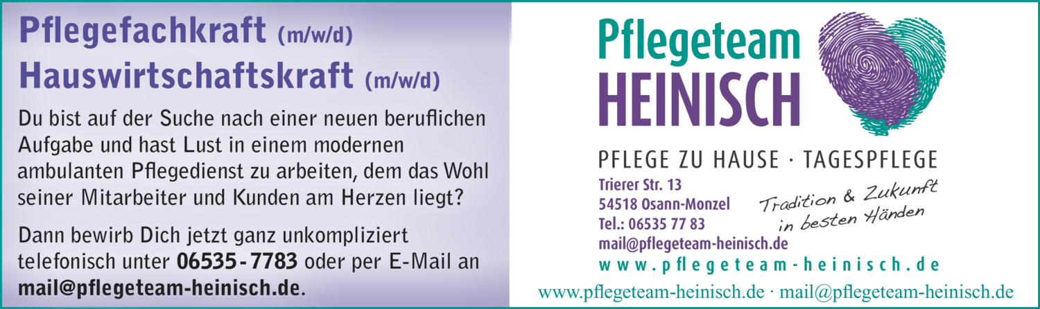 Hauswirtschaftskraft (m/w/d)